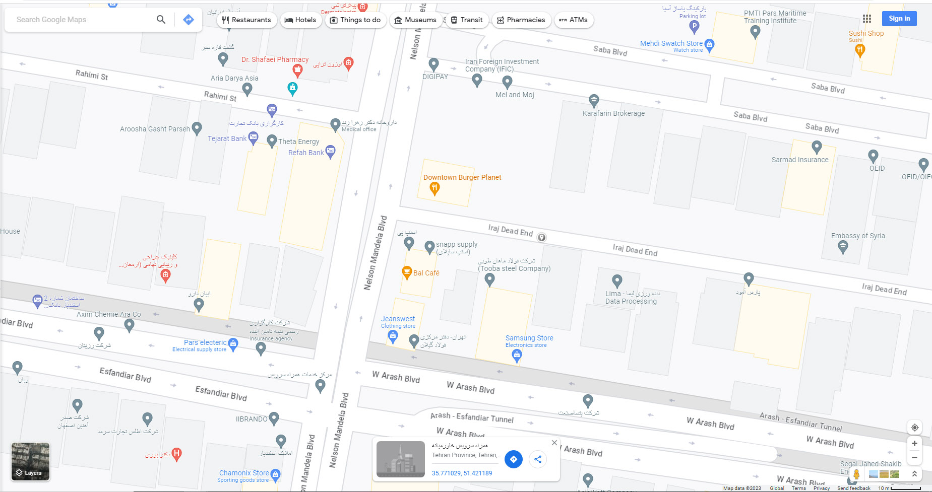 Central Office map